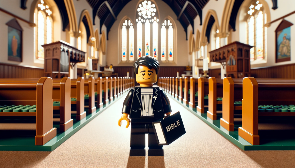 Overwhelmed Lego Pastor